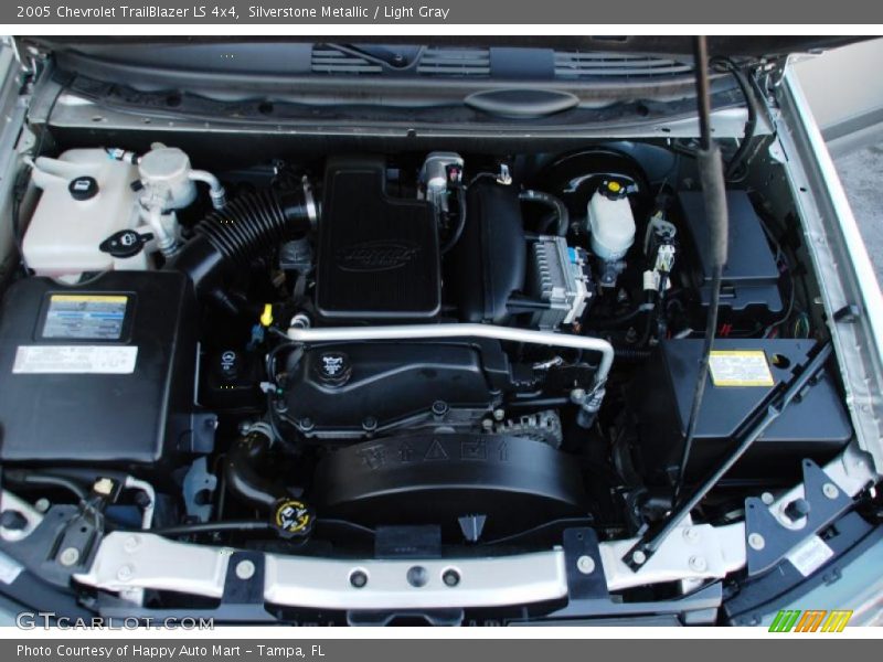 Silverstone Metallic / Light Gray 2005 Chevrolet TrailBlazer LS 4x4