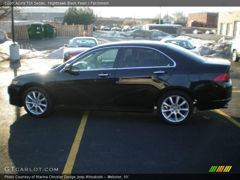 Nighthawk Black Pearl / Parchment 2006 Acura TSX Sedan