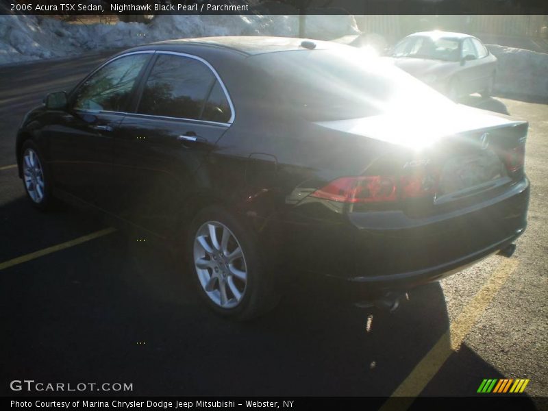 Nighthawk Black Pearl / Parchment 2006 Acura TSX Sedan