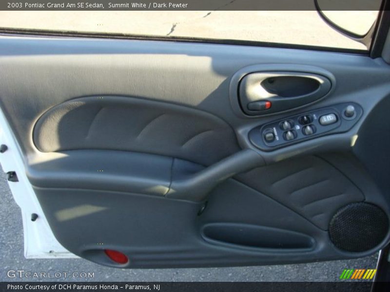 Summit White / Dark Pewter 2003 Pontiac Grand Am SE Sedan