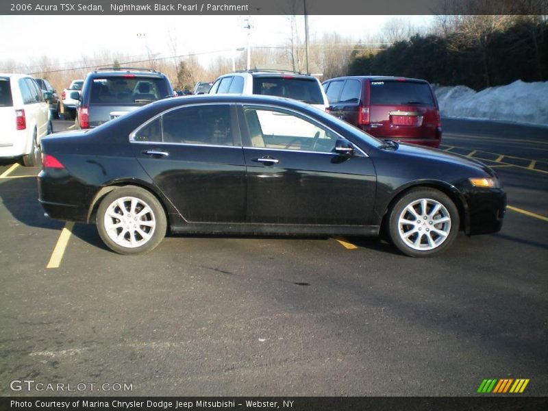 Nighthawk Black Pearl / Parchment 2006 Acura TSX Sedan