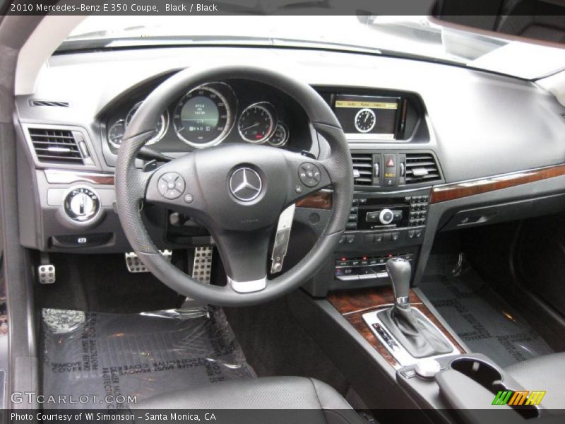 Black / Black 2010 Mercedes-Benz E 350 Coupe