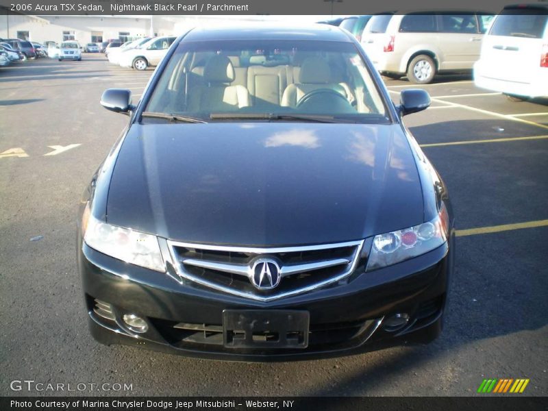 Nighthawk Black Pearl / Parchment 2006 Acura TSX Sedan