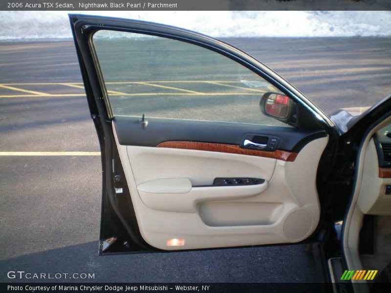 Nighthawk Black Pearl / Parchment 2006 Acura TSX Sedan
