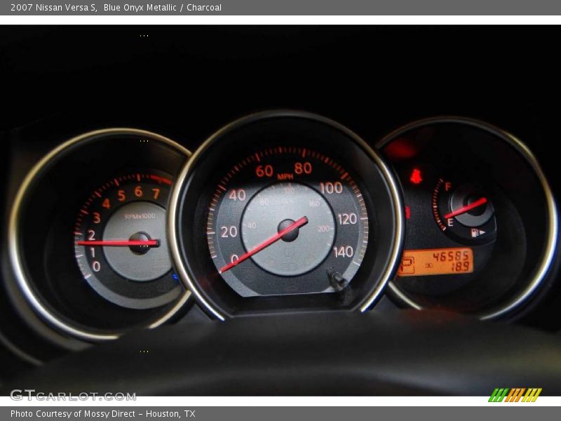 Blue Onyx Metallic / Charcoal 2007 Nissan Versa S