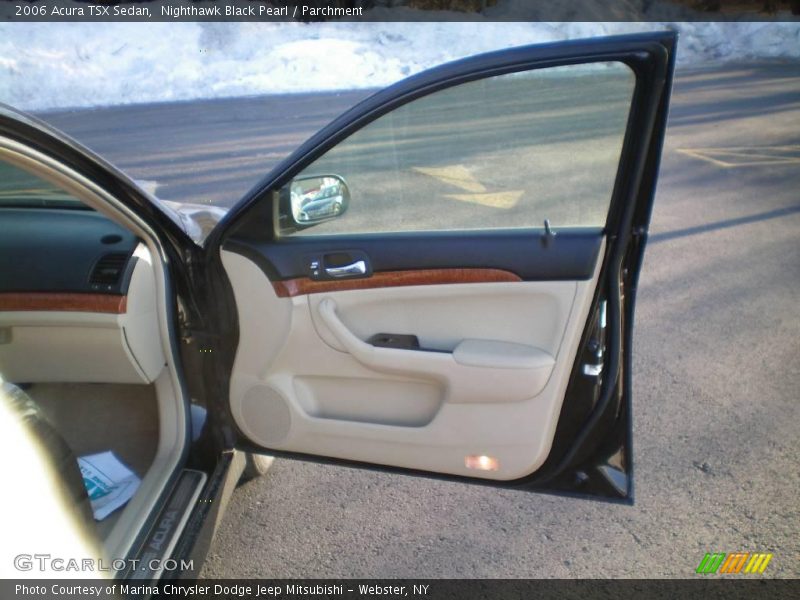 Nighthawk Black Pearl / Parchment 2006 Acura TSX Sedan