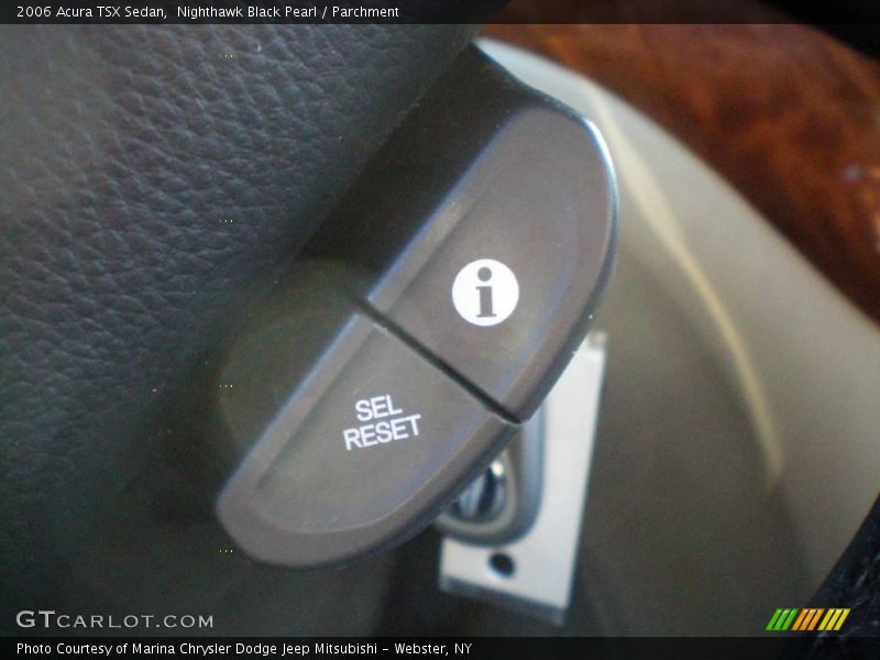 Nighthawk Black Pearl / Parchment 2006 Acura TSX Sedan