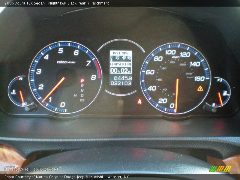 Nighthawk Black Pearl / Parchment 2006 Acura TSX Sedan