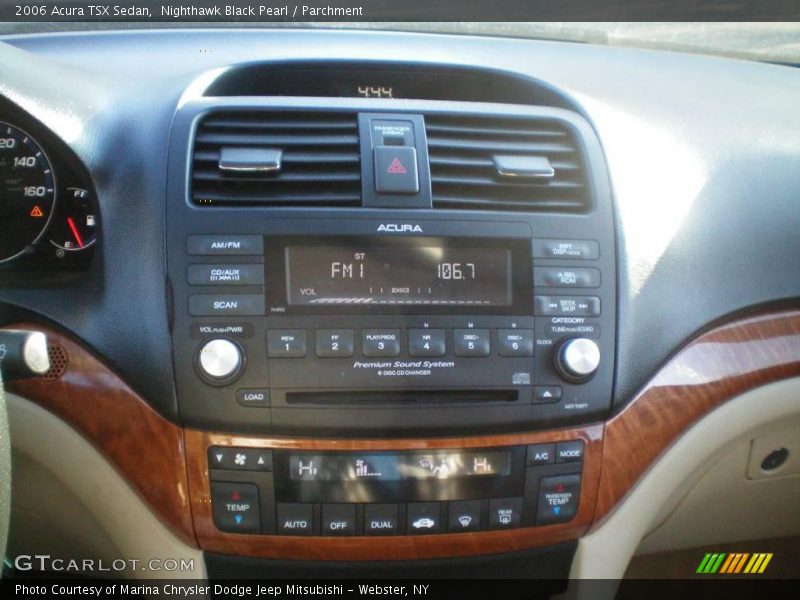 Nighthawk Black Pearl / Parchment 2006 Acura TSX Sedan