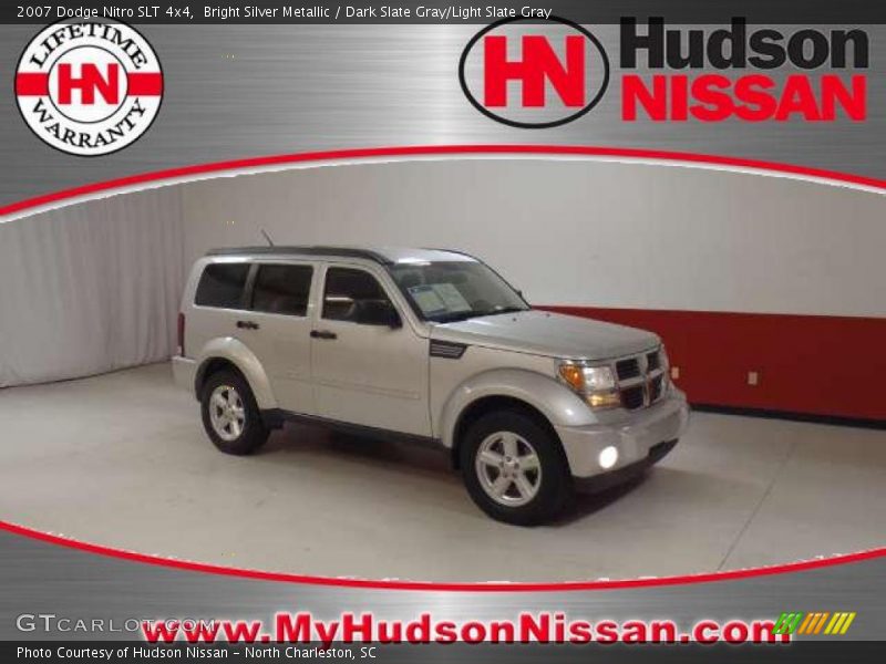 Bright Silver Metallic / Dark Slate Gray/Light Slate Gray 2007 Dodge Nitro SLT 4x4