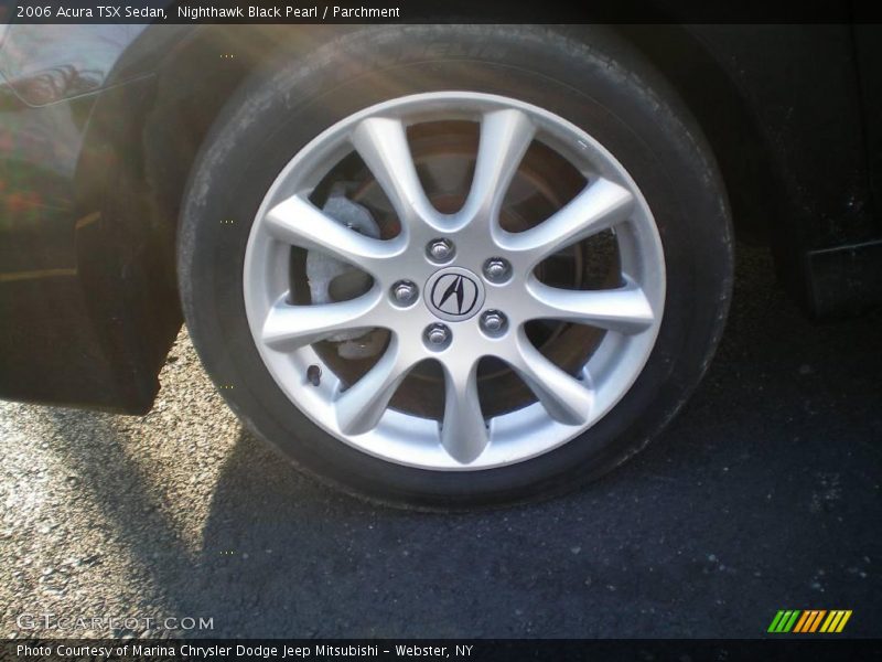 Nighthawk Black Pearl / Parchment 2006 Acura TSX Sedan