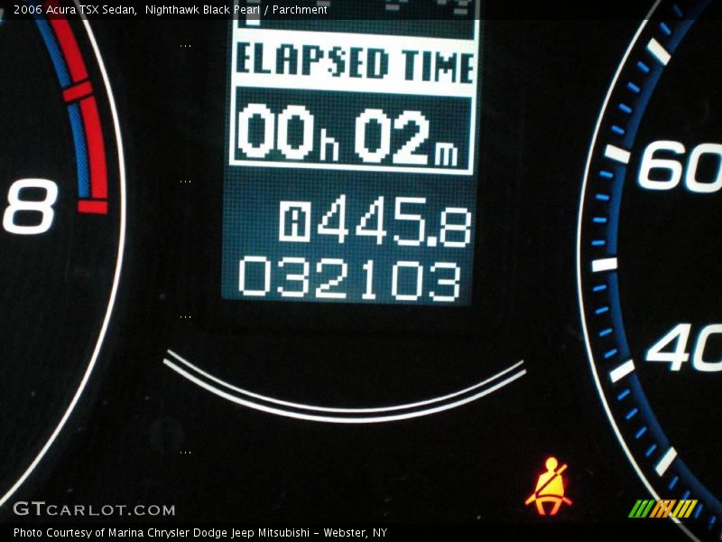 Nighthawk Black Pearl / Parchment 2006 Acura TSX Sedan