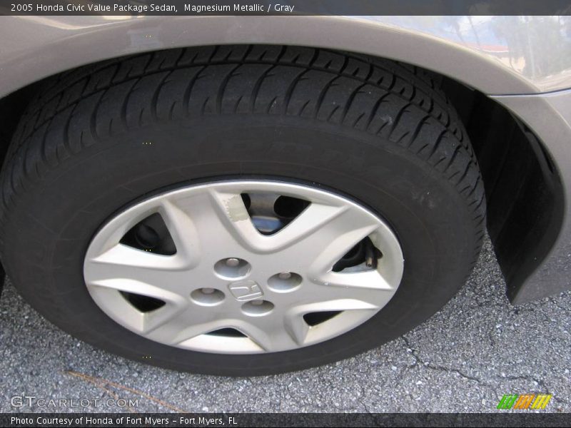 Magnesium Metallic / Gray 2005 Honda Civic Value Package Sedan