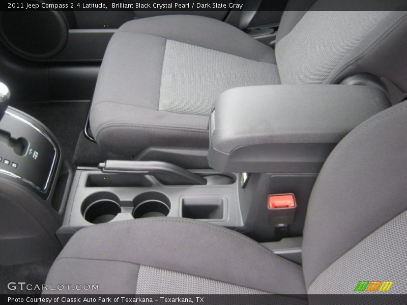 Brilliant Black Crystal Pearl / Dark Slate Gray 2011 Jeep Compass 2.4 Latitude