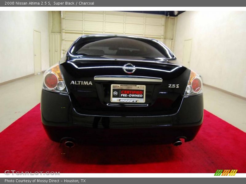 Super Black / Charcoal 2008 Nissan Altima 2.5 S