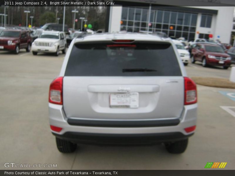 Bright Silver Metallic / Dark Slate Gray 2011 Jeep Compass 2.4