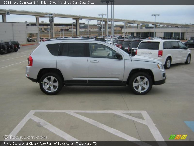 Bright Silver Metallic / Dark Slate Gray 2011 Jeep Compass 2.4