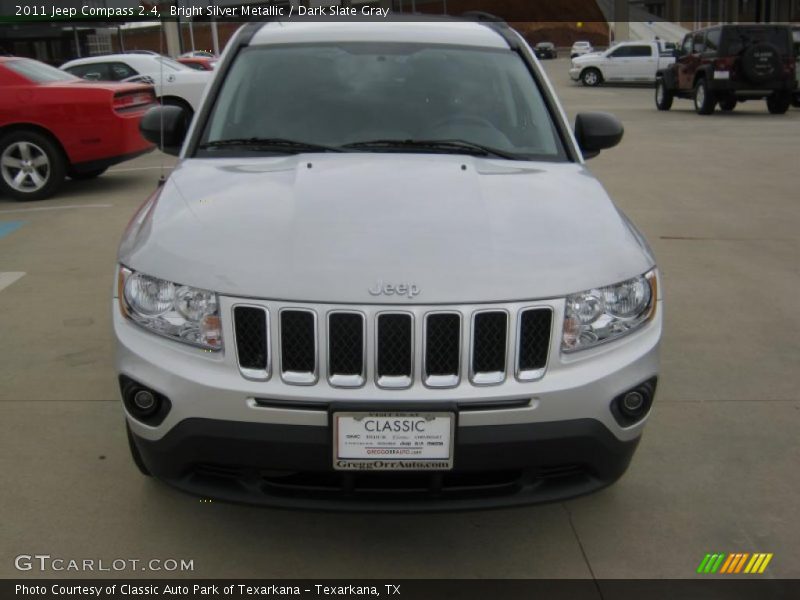 Bright Silver Metallic / Dark Slate Gray 2011 Jeep Compass 2.4