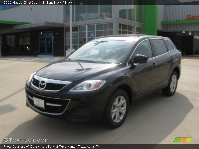 Brilliant Black / Black 2011 Mazda CX-9 Sport