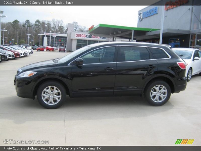 Brilliant Black / Black 2011 Mazda CX-9 Sport