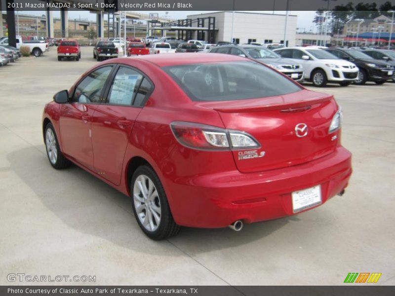 Velocity Red Mica / Black 2011 Mazda MAZDA3 s Sport 4 Door