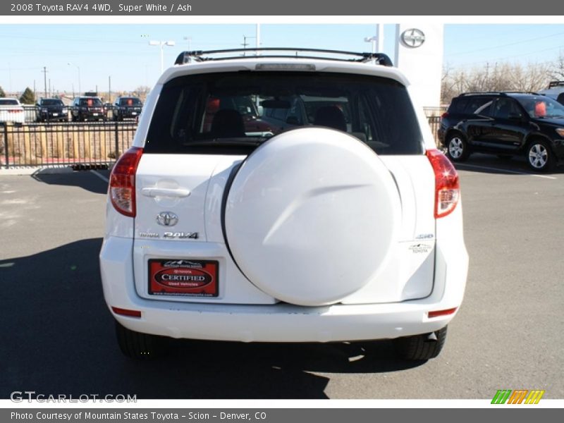 Super White / Ash 2008 Toyota RAV4 4WD