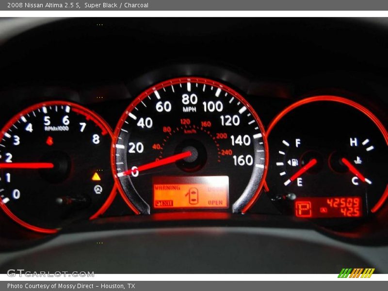 Super Black / Charcoal 2008 Nissan Altima 2.5 S