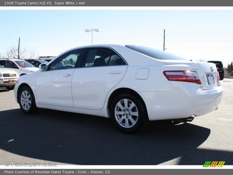 Super White / Ash 2008 Toyota Camry XLE V6