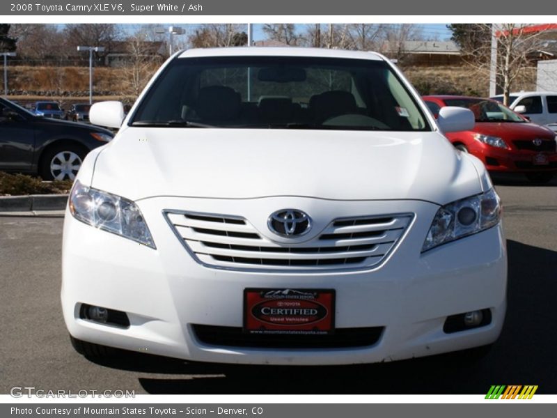 Super White / Ash 2008 Toyota Camry XLE V6
