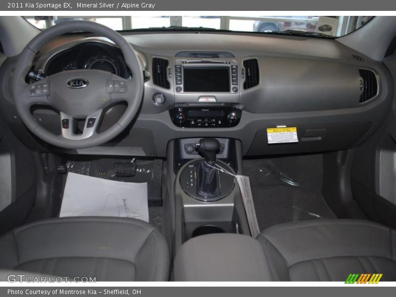 Dashboard of 2011 Sportage EX