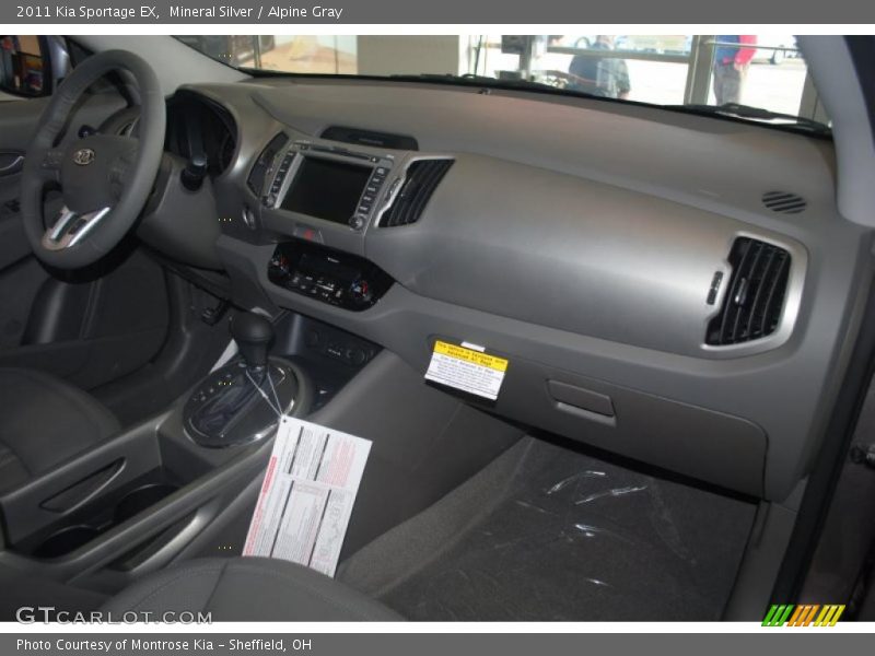 Mineral Silver / Alpine Gray 2011 Kia Sportage EX