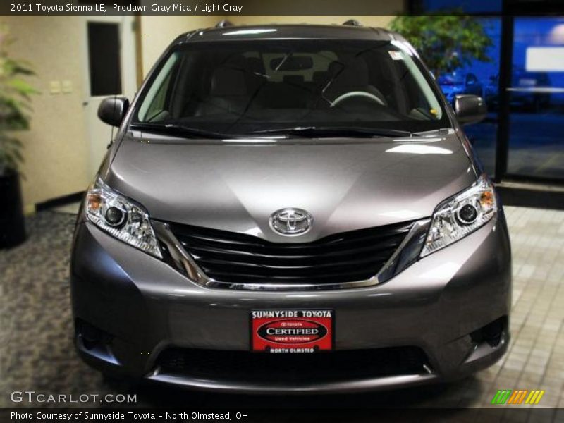 Predawn Gray Mica / Light Gray 2011 Toyota Sienna LE