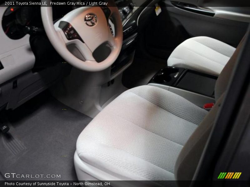 Predawn Gray Mica / Light Gray 2011 Toyota Sienna LE