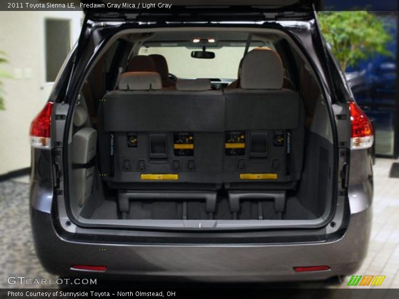 Predawn Gray Mica / Light Gray 2011 Toyota Sienna LE