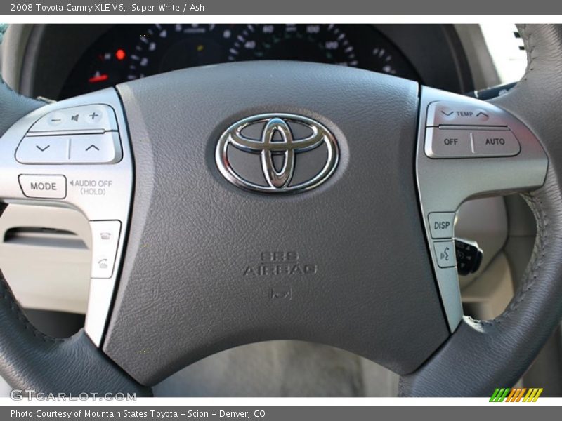 Super White / Ash 2008 Toyota Camry XLE V6