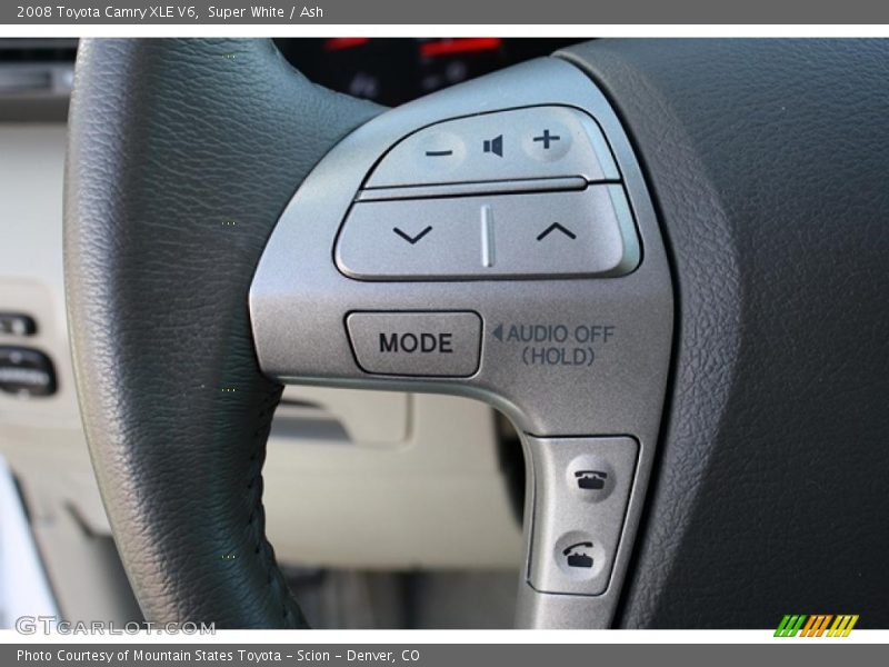 Super White / Ash 2008 Toyota Camry XLE V6