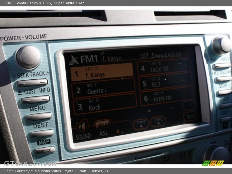 Super White / Ash 2008 Toyota Camry XLE V6