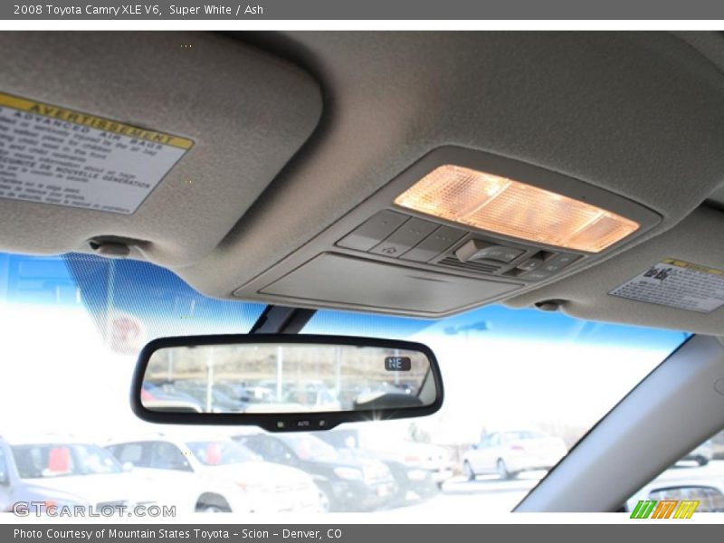 Super White / Ash 2008 Toyota Camry XLE V6