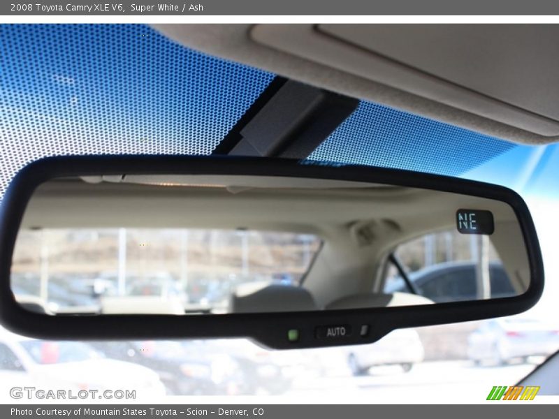 Super White / Ash 2008 Toyota Camry XLE V6