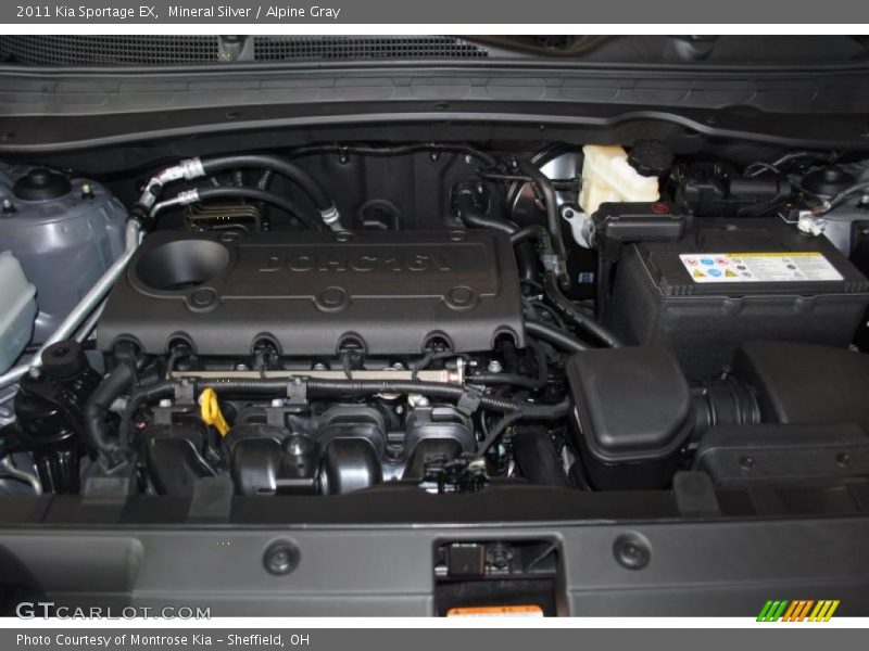  2011 Sportage EX Engine - 2.4 Liter DOHC 16-Valve CVVT 4 Cylinder