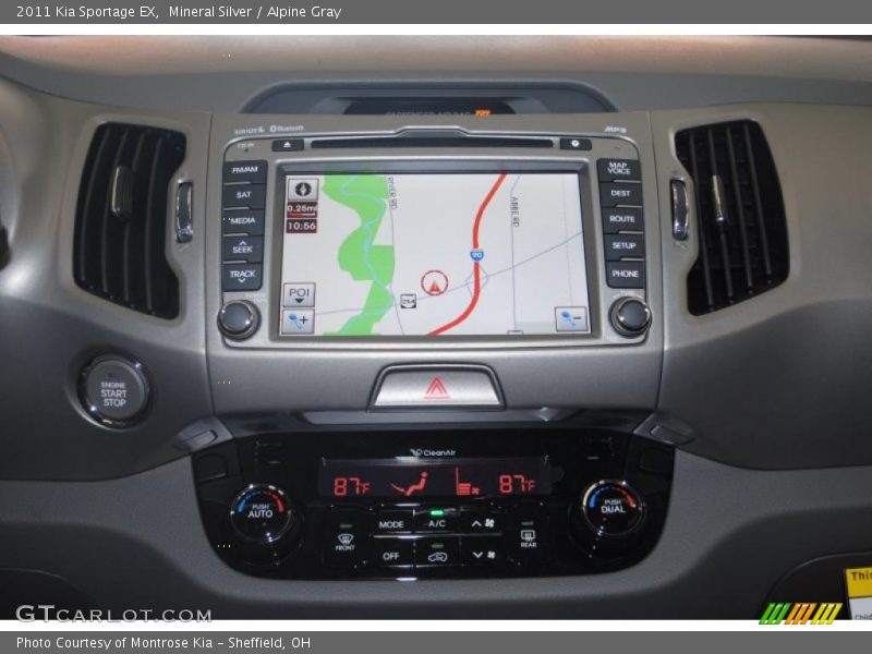 Navigation of 2011 Sportage EX