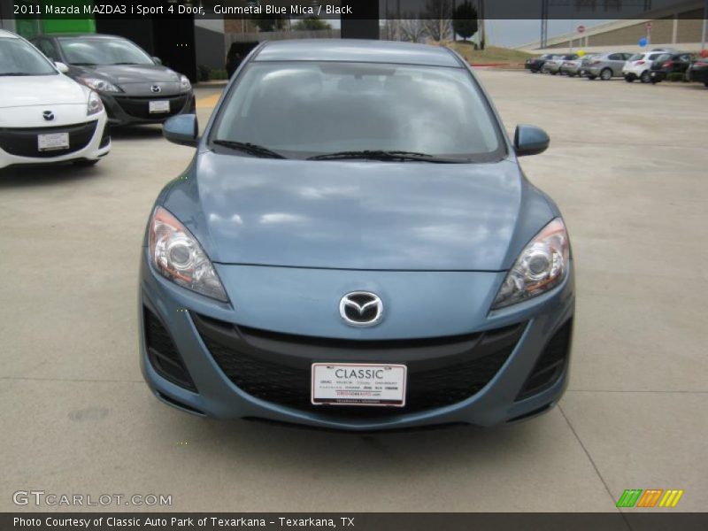 Gunmetal Blue Mica / Black 2011 Mazda MAZDA3 i Sport 4 Door