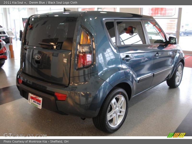 Denim Blue / Black Soul Logo Cloth 2011 Kia Soul +