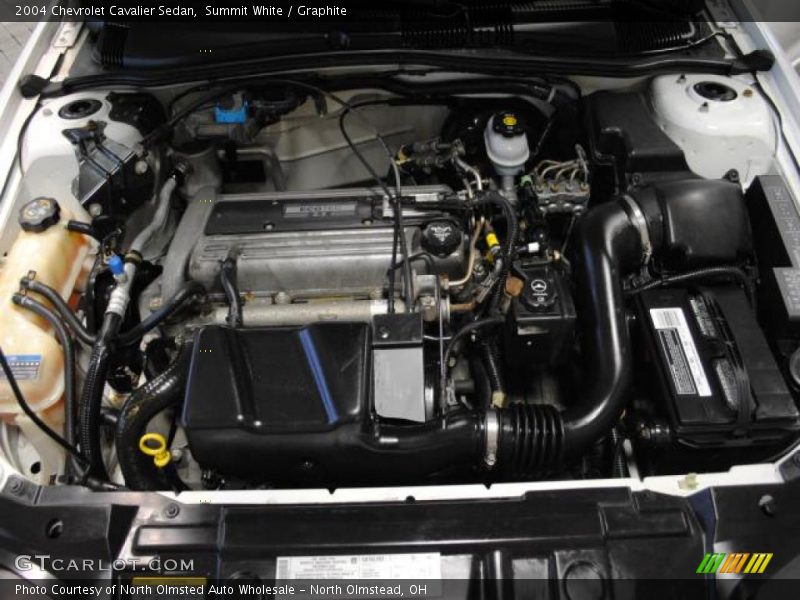 Summit White / Graphite 2004 Chevrolet Cavalier Sedan