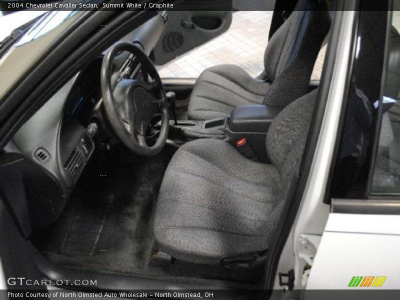 Summit White / Graphite 2004 Chevrolet Cavalier Sedan