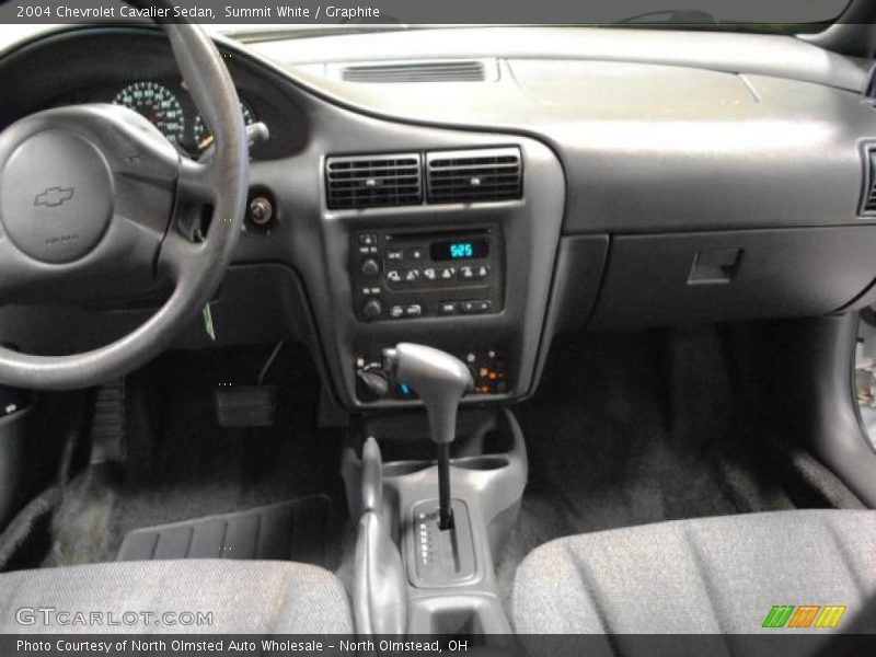 Summit White / Graphite 2004 Chevrolet Cavalier Sedan