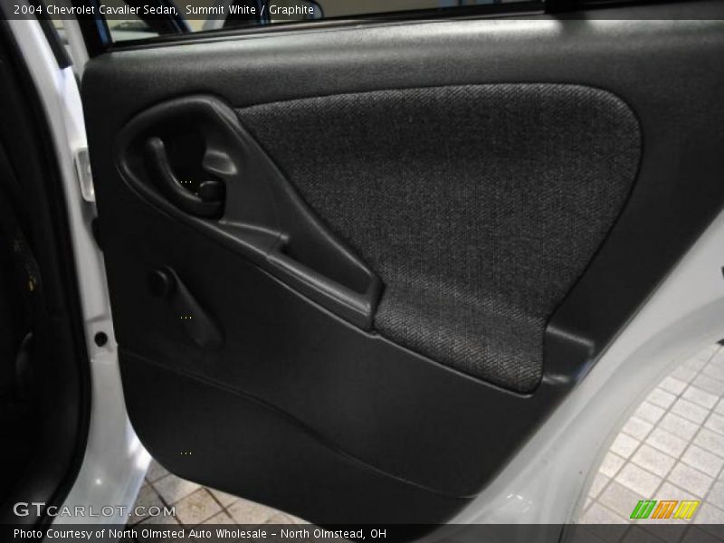 Summit White / Graphite 2004 Chevrolet Cavalier Sedan