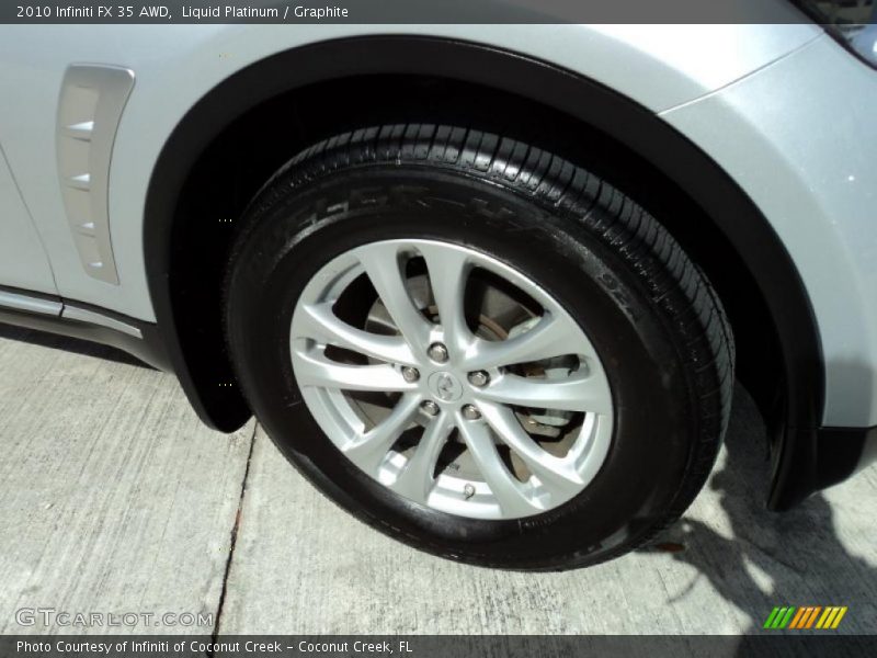 Liquid Platinum / Graphite 2010 Infiniti FX 35 AWD