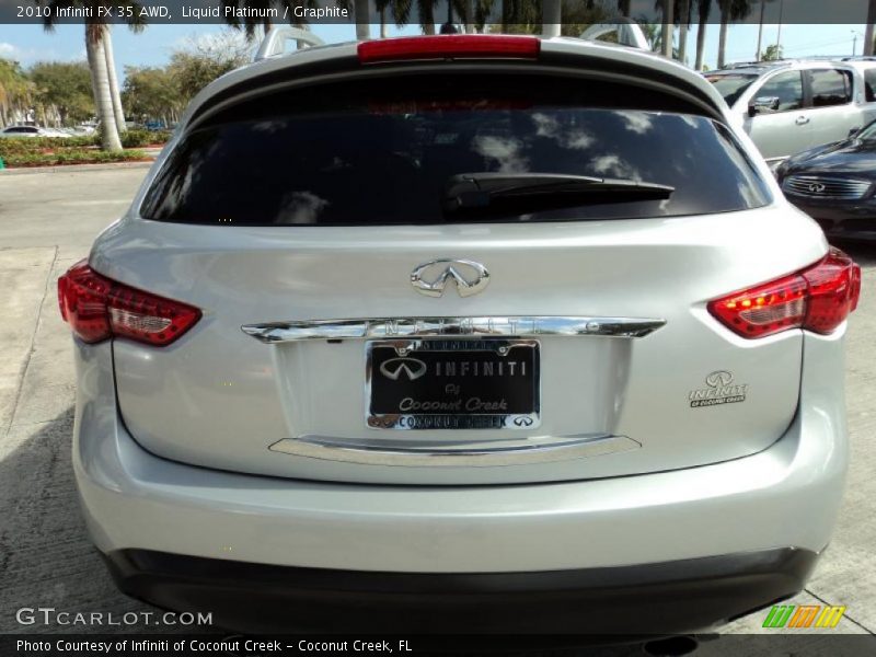 Liquid Platinum / Graphite 2010 Infiniti FX 35 AWD