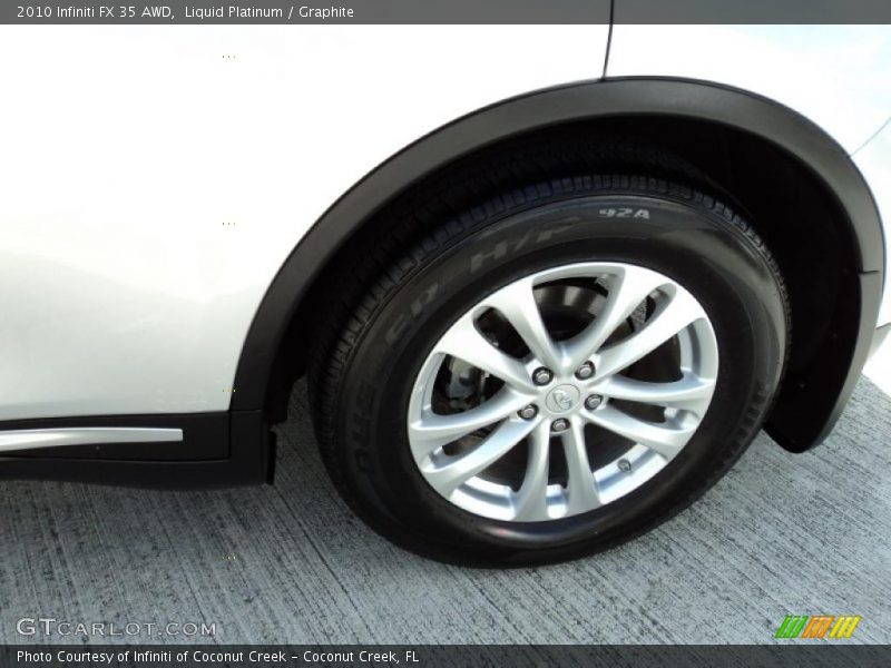 Liquid Platinum / Graphite 2010 Infiniti FX 35 AWD